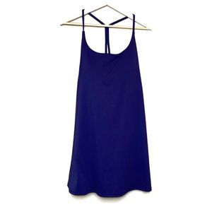 HALARA navy blue athletic dress with built in bra and shorts with pockets 1X